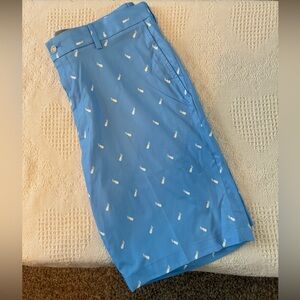 Walter Hagen Light Blue Shorts with Pineapple Print